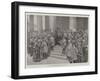 The Proclamation of King Edward Vii, at the Royal Exchange-G.S. Amato-Framed Giclee Print
