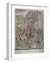 The Proclamation of Peace at Temple Bar, London, 29 April 1802-null-Framed Giclee Print