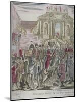 The Proclamation of Peace at Temple Bar, London, 29 April 1802-null-Mounted Giclee Print