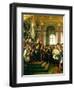 The Proclamation of Wilhelm as Kaiser of the New German Reich, in the Hall of Mirrors at Versailles-Anton Alexander von Werner-Framed Giclee Print