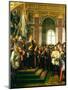 The Proclamation of Wilhelm as Kaiser of the New German Reich, in the Hall of Mirrors at Versailles-Anton Alexander von Werner-Mounted Giclee Print
