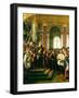 The Proclamation of Wilhelm as Kaiser of the New German Reich, in the Hall of Mirrors at Versailles-Anton Alexander von Werner-Framed Giclee Print