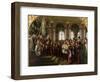 The Proclamation of Wilhelm as Kaiser of the New German Reich, in the Hall of Mirrors at Versailles-Anton Alexander von Werner-Framed Giclee Print