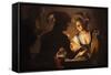 The Procuress, 1625-Gerrit van Honthorst-Framed Stretched Canvas