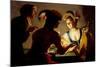 The Procuress, 1625-Gerrit van Honthorst-Mounted Giclee Print