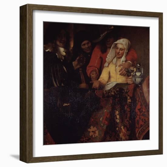 The Procuress, 1656-Johannes Vermeer-Framed Giclee Print