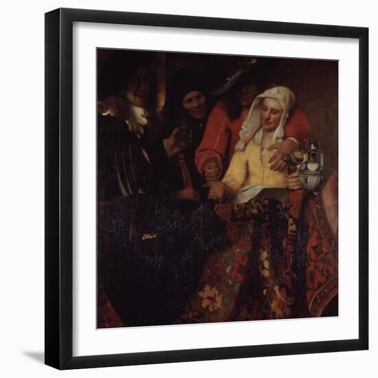 The Procuress, 1656-Johannes Vermeer-Framed Giclee Print