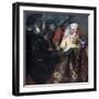 The Procuress, 1656-Johannes Vermeer-Framed Giclee Print