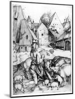 The Prodigal Son, 1496-Albrecht Dürer-Mounted Giclee Print