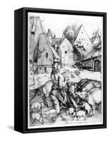 The Prodigal Son, 1496-Albrecht Dürer-Framed Stretched Canvas