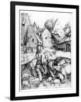 The Prodigal Son, 1496-Albrecht Dürer-Framed Giclee Print