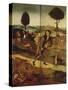 The Prodigal Son, Aussenseiten Der Fluegel Zum Heuwagen-Hieronymus Bosch-Stretched Canvas