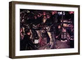 The Prodigal Son In Modern Life - In Foreign Countries-James Tissot-Framed Art Print