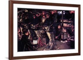 The Prodigal Son In Modern Life - In Foreign Countries-James Tissot-Framed Art Print