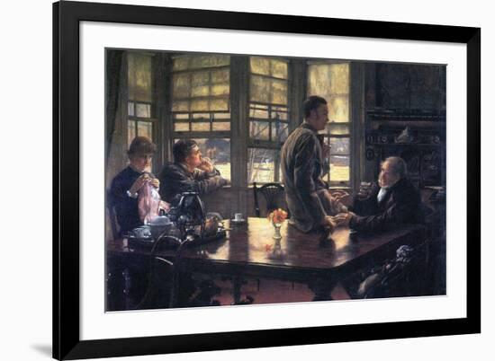 The Prodigal Son in Modern Life- the Farewell-James Tissot-Framed Art Print