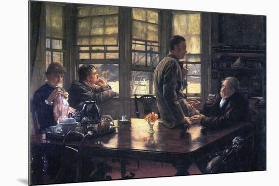 The Prodigal Son in Modern Life- the Farewell-James Tissot-Mounted Art Print