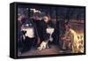 The Prodigal Son in Modern Life- the Fattened Calf-James Tissot-Framed Stretched Canvas