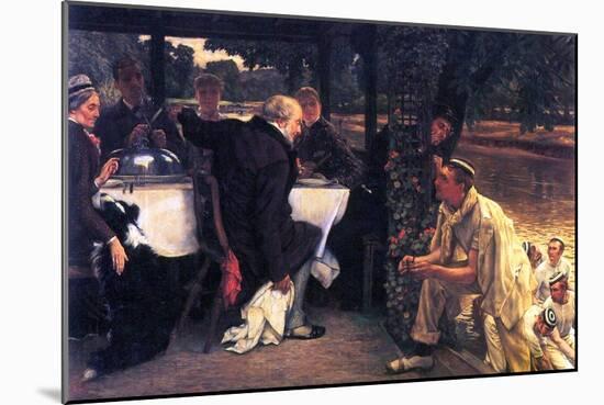 The Prodigal Son in Modern Life- the Fattened Calf-James Tissot-Mounted Art Print