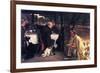 The Prodigal Son In Modern Life- The Fattened Calf-James Tissot-Framed Art Print