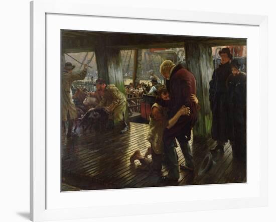 The Prodigal Son in Modern Life: the Return, 1880-James Tissot-Framed Giclee Print