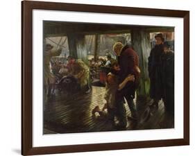 The Prodigal Son in Modern Life: the Return, 1880-James Tissot-Framed Giclee Print