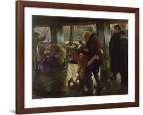 The Prodigal Son in Modern Life: the Return, 1880-James Tissot-Framed Giclee Print