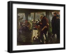 The Prodigal Son in Modern Life: the Return, 1880-James Tissot-Framed Giclee Print