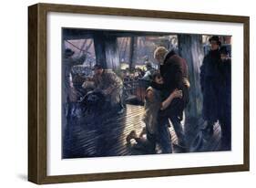 The Prodigal Son In Modern Life - The Return-James Tissot-Framed Art Print