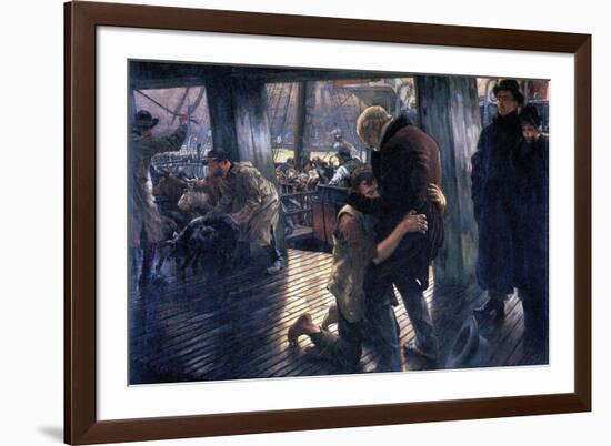 The Prodigal Son in Modern Life - the Return-James Tissot-Framed Art Print