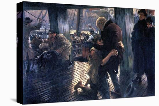 The Prodigal Son in Modern Life - the Return-James Tissot-Stretched Canvas