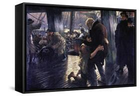 The Prodigal Son In Modern Life - The Return-James Tissot-Framed Stretched Canvas