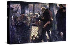 The Prodigal Son In Modern Life - The Return-James Tissot-Stretched Canvas