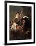 The Prodigal Son in the Tavern' (Rembrandt and Saski), C1635-Rembrandt van Rijn-Framed Giclee Print