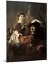 The Prodigal Son in the Tavern' (Rembrandt and Saski), C1635-Rembrandt van Rijn-Mounted Giclee Print