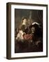 The Prodigal Son in the Tavern' (Rembrandt and Saski), C1635-Rembrandt van Rijn-Framed Giclee Print