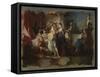 The Prodigal Son Living with Harlots, c.1750-Johann Wolfgang Baumgartner-Framed Stretched Canvas