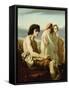 The Prodigal Son (Oil on Canvas)-Thomas Couture-Framed Stretched Canvas