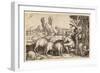 The Prodigal Son with the Swine, 1538-Hans Sebald Beham-Framed Giclee Print