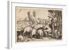 The Prodigal Son with the Swine, 1538-Hans Sebald Beham-Framed Giclee Print