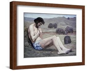 The Prodigal Son-Pierre Puvis de Chavannes-Framed Giclee Print