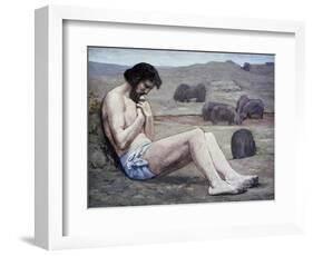 The Prodigal Son-Pierre Puvis de Chavannes-Framed Giclee Print