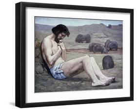 The Prodigal Son-Pierre Puvis de Chavannes-Framed Giclee Print