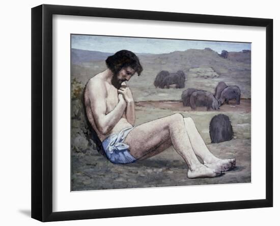 The Prodigal Son-Pierre Puvis de Chavannes-Framed Giclee Print