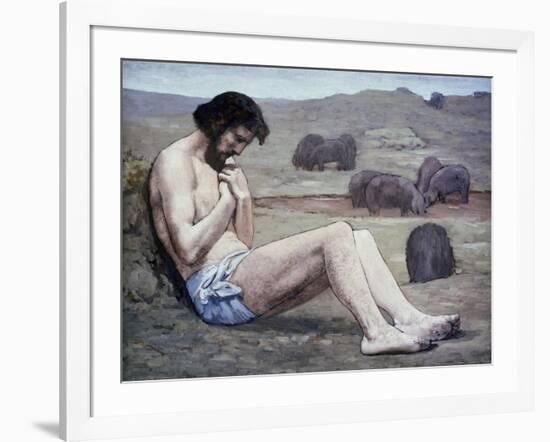 The Prodigal Son-Pierre Puvis de Chavannes-Framed Giclee Print