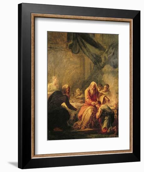 The Prodigal Son-Jean-Honoré Fragonard-Framed Giclee Print