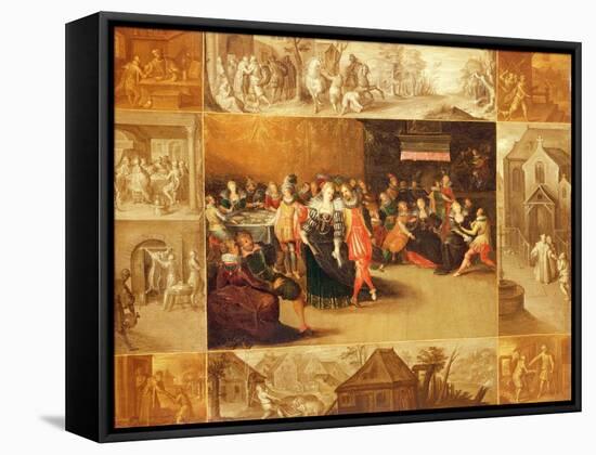 The Prodigal Son-Frans The Elder Francken-Framed Stretched Canvas