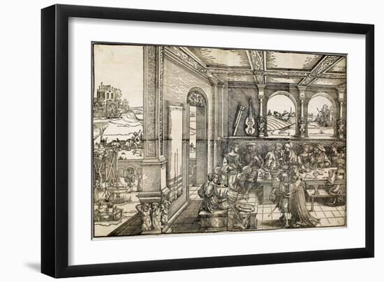 The Prodigal Son-Hans Sebald Beham-Framed Giclee Print