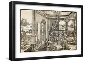 The Prodigal Son-Hans Sebald Beham-Framed Giclee Print