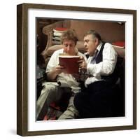 The Producers, Gene Wilder, Zero Mostel, 1968-null-Framed Photo