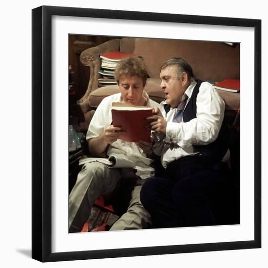 The Producers, Gene Wilder, Zero Mostel, 1968-null-Framed Photo